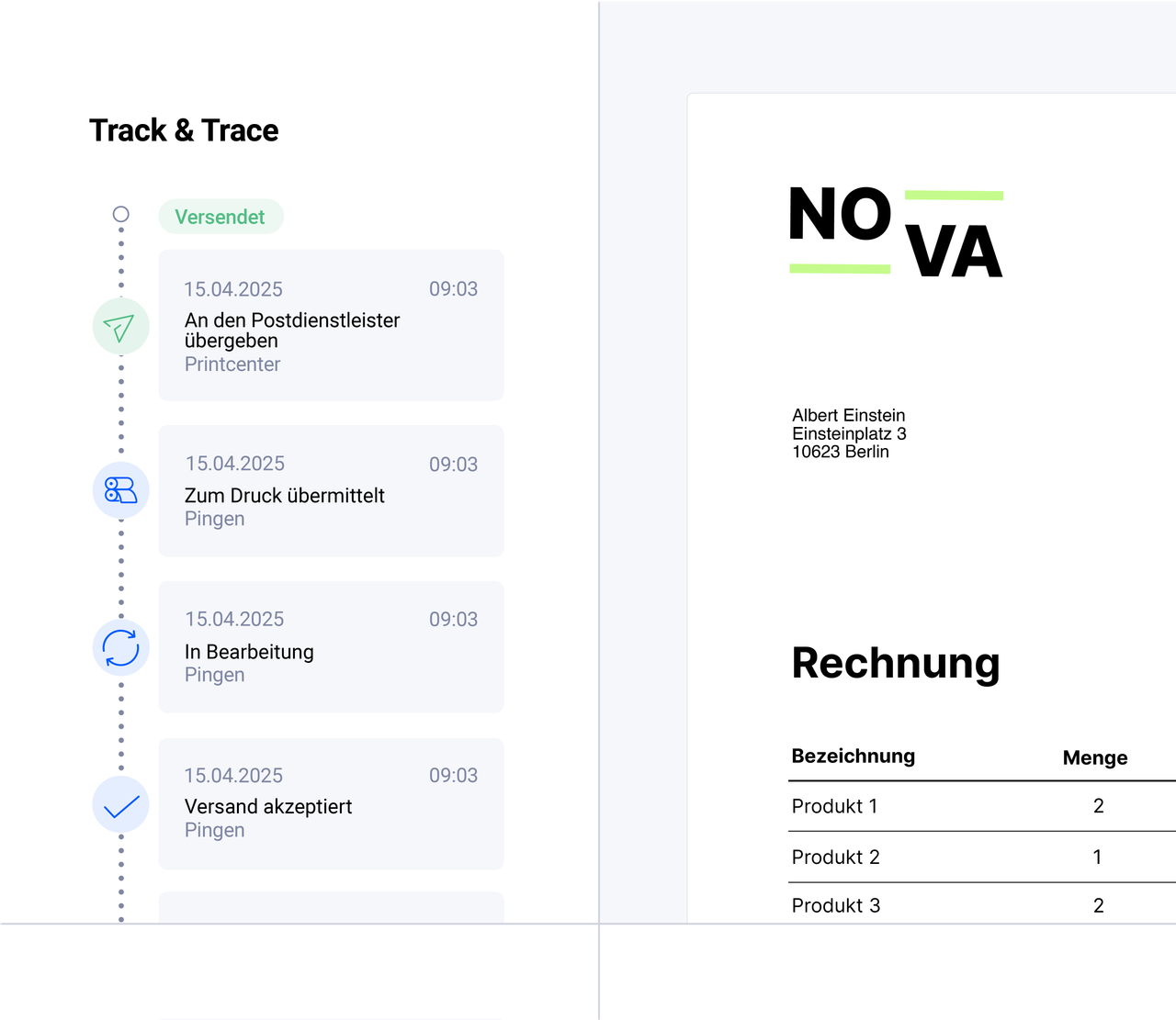 Pingen Website Sendungverfolgung