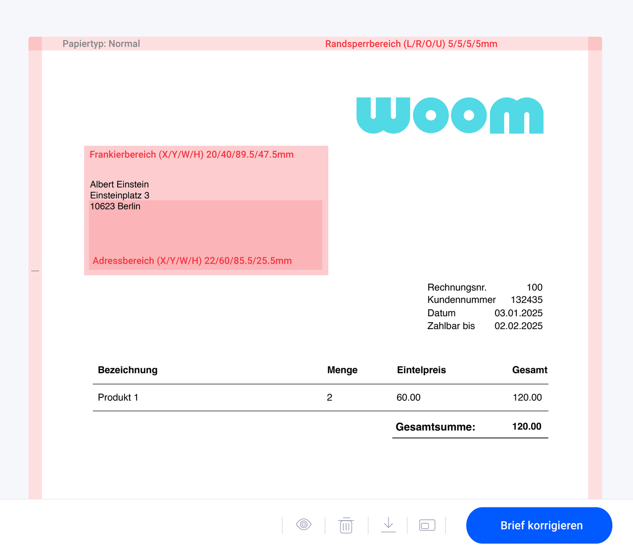 Pingen-Funktion - dokumenten validierung